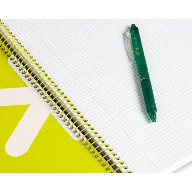 CUADERNO ESPIRAL LIDERPAPEL A4 ANTARTIK TAPA DURA 80H 100GR CUADRO 4MM CON MARGEN COLOR AZUL