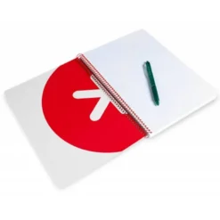 CUADERNO ESPIRAL LIDERPAPEL A4 ANTARTIK TAPA DURA 80H 100GR CUADRO 4MM CON MARGEN COLOR NEGRO