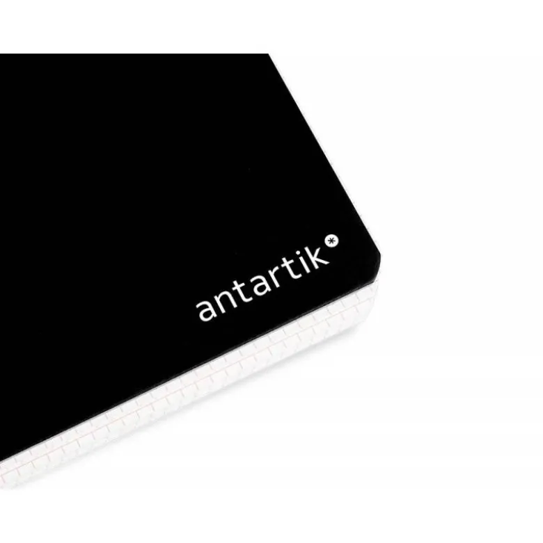 CUADERNO ESPIRAL LIDERPAPEL A4 ANTARTIK TAPA DURA 80H 100GR CUADRO 4MM CON MARGEN COLOR NEGRO