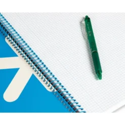 CUADERNO ESPIRAL LIDERPAPEL A4 ANTARTIK TAPA DURA 80H 100GR CUADRO 4MM CON MARGEN COLOR ROJO