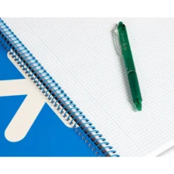 CUADERNO ESPIRAL LIDERPAPEL A4 ANTARTIK TAPA DURA 80H 100GR CUADRO 4MM CON MARGEN COLOR ROSA FLUOR