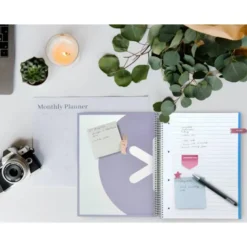 CUADERNO ESPIRAL LIDERPAPEL DIN A4 MICRO ANTARTIK RAYADO HORIZONTAL 120 H 5 BANDA 4 TALADROS COLOR LAVANDA