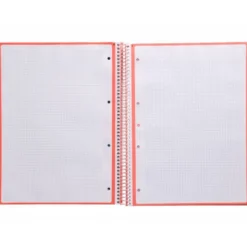 CUADERNO ESPIRAL LIDERPAPEL DIN A4 MICRO ANTARTIK CUADRICULADO 5 MM COLOR ROSA 80H