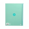 CUADERNO ESPIRAL LIDERPAPEL DIN A4 MICRO ANTARTIK RAYADO HORIZONTAL COLOR VERDE 80H