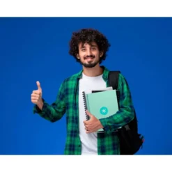 CUADERNO ESPIRAL LIDERPAPEL DIN A4 MICRO ANTARTIK RAYADO HORIZONTAL COLOR VERDE 80H