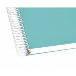CUADERNO ESPIRAL LIDERPAPEL A5 MICRO ANTARTIK TAPA FORRADA120H 100 GR LISO 5 BANDAS 6 TALADROS COLOR MENTA