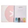 CUADERNO ESPIRAL LIDERPAPEL A4 MICRO ANTARTIK TAPA FORRADA80H 90 GR RAYADO PUNTOS 1 BANDA 4 TALADROS ROSA