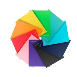 Cuaderno espiral Liderpapel Jolly Tamaño DIN A4 140H Tapa forrada Liso 75 g/m2 5 bandas 4 taladros Colores surtidos