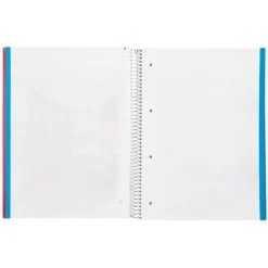 Cuaderno espiral Liderpapel Jolly Tamaño DIN A4 140H Tapa forrada Liso 75 g/m2 5 bandas 4 taladros Colores surtidos
