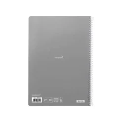 Cuaderno espiral Liderpapel Smart Tamaño Folio 80 hojas Tapa blanda Pauta 46º 60 g/m2 Colores surtidos