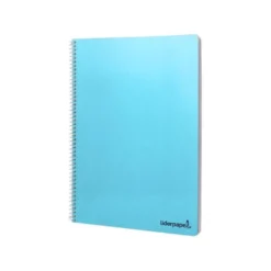 Cuaderno espiral Liderpapel Smart Tamaño Folio 80 hojas Tapa blanda Pauta 46º 60 g/m2 Colores surtidos