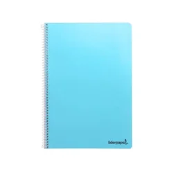 Cuaderno espiral Liderpapel Smart Tamaño Folio 80 hojas Tapa blanda Pauta 46º 60 g/m2 Colores surtidos