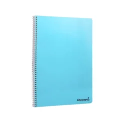 Cuaderno espiral Liderpapel Smart Tamaño Folio 80 hojas Tapa blanda Pauta 46º 60 g/m2 Colores surtidos