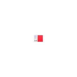 Cuaderno espiral Liderpapel Jolly Tamaño DIN A4 Tapa forrada 140H Cuadricula 5 mm 75 g/m2 5 bandas 4 taladros color Rojo