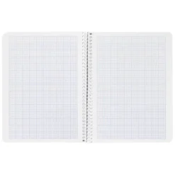 Cuaderno espiral Liderpapel Smart 80 hojas Tamaño Cuarto Tapa blanda Pauta 46º 60 g/m2 Colores surtidos