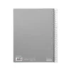 Cuaderno espiral Liderpapel Jolly 140H Tamaño DIN A4 Tapa forrada Cuadricula 5 mm 75 g/m2 5 bandas 4 taladros Colores surtidos