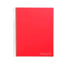 CUADERNO ESPIRAL LIDERPAPEL A5 MICRO JOLLY TAPA FORRADA 140H 75 GR HORIZONTAL 5 BANDAS6 TALADROS COLORES SURTIDOS