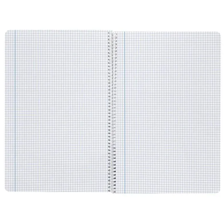 Cuaderno espiral Liderpapel folio smart Tapa blanda 80h 60gr cuadro 3mm con margen Colores surtidos (no se puede elegir)
