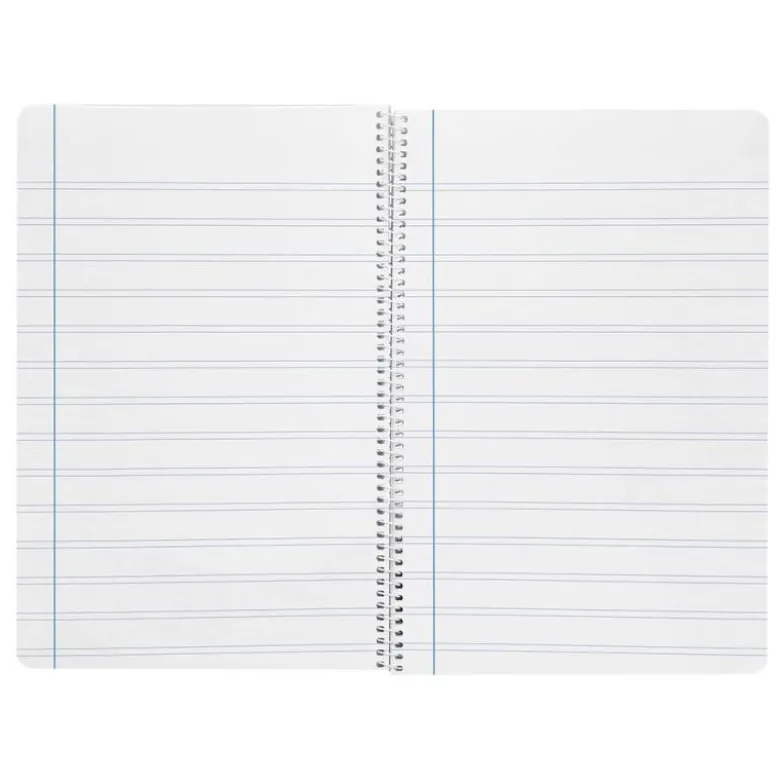 Cuaderno espiral Liderpapel folio Tapa blanda 80h 60gr pauta 2,5mm Con margen Colores surtidos (no se puede elegir)