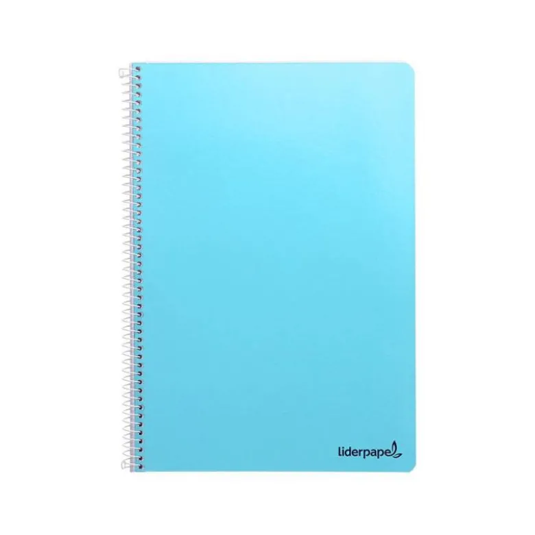 Cuaderno espiral Liderpapel folio Tapa blanda 80h 60gr pauta 2,5mm Con margen Colores surtidos (no se puede elegir)