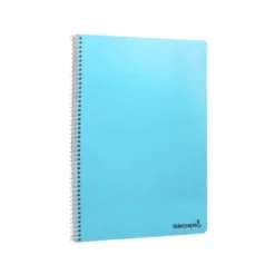 Cuaderno espiral Liderpapel folio Tapa blanda 80h 60gr pauta 2,5mm Con margen Colores surtidos (no se puede elegir)
