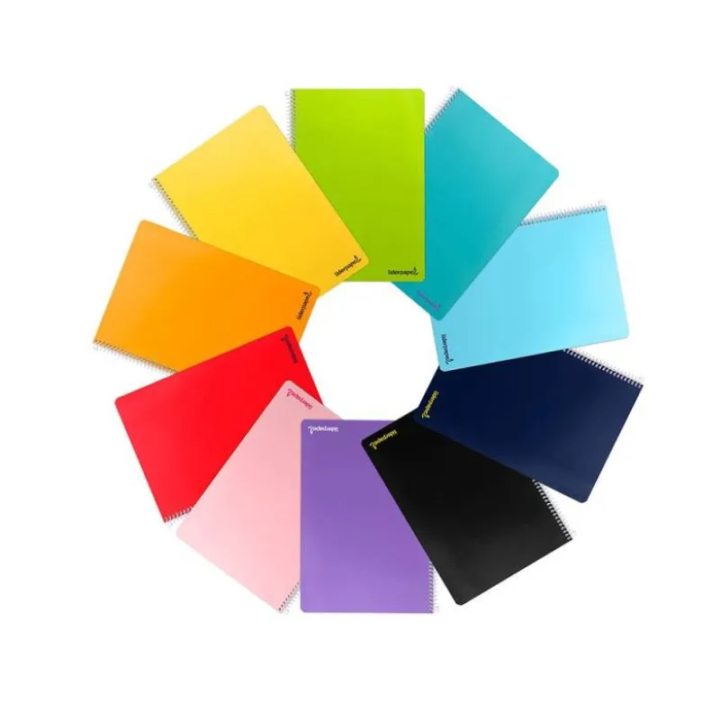 Cuaderno espiral Liderpapel folio smart Tapa blanda 80h 60gr milimetrado 2mm Colores surtidos (no se puede elegir)