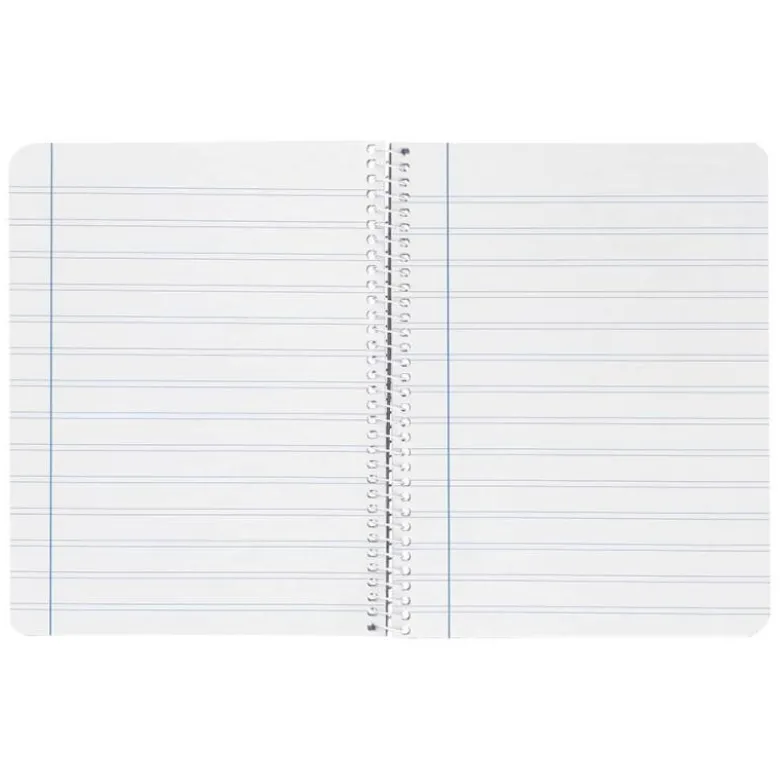 Cuaderno espiral Liderpapel cuarto smart Tapa blanda 80h 60gr Pauta 2,5mm Con margen Colores surtidos (no se puede elegir)