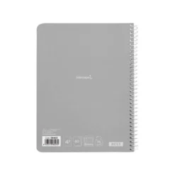 Cuaderno espiral Liderpapel Witty Tamaño cuarto Tapa dura 80H Cuadro 8 mm 75 g Con margen Colores surtidos (no se puede elegir)