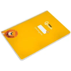 CUADERNO ESPIRAL LIDERPAPEL DIN A4 PAUTAGUIA TAPA DURA 80H 90 GR CUADRO PAUTADO 2,5MM AMARILLO