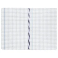 CUADERNO ESPIRAL LIDERPAPEL DIN A4 SMART TAPA BLANDA 80H 75GR CUADRO 4MM CON MARGEN COLOR AMARILLO
