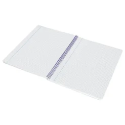 CUADERNO ESPIRAL LIDERPAPEL DIN A4 SMART TAPA BLANDA 80H 75GR CUADRO 4MM CON MARGEN COLOR AMARILLO