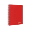 CUADERNO ESPIRAL LIDERPAPEL A5 MICRO WITTY TAPA DURA 120H 90GR HORIZONTAL 8MM 5 BANDAS 6 TALADROS COLORES SURTIDOS