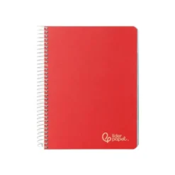 CUADERNO ESPIRAL LIDERPAPEL A5 MICRO WITTY TAPA DURA 120H 90GR HORIZONTAL 8MM 5 BANDAS 6 TALADROS COLORES SURTIDOS