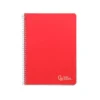 CUADERNO ESPIRAL LIDERPAPEL DIN A5 WITTY TAPA DURA 80H 90GR PAUTA ESTRECHA 2,5MM CONMARGEN COLORES SURTIDOS