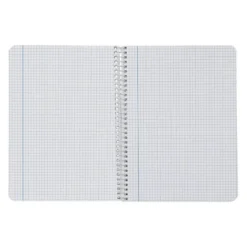 CUADERNO ESPIRAL LIDERPAPEL DIN A5 SMART TAPA BLANDA 40H 75GR CUADRO 4MM CON MARGEN COLORES SURTIDOS