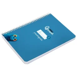 CUADERNO ESPIRAL LIDERPAPEL DI N A5 PAUTAGUIA TAPA BLANDA 40H 75 GR CUADRO PAUTADO 4MM COLOR AZUL