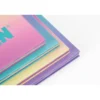 CUADERNO ESPIRAL MILAN COLECCION SUNSET DIN A4 TAPA DURA 90 HOJAS 95 GR CUADRICULA 5 MM AMARILLO