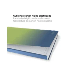 CUADERNO ESPIRAL MIQUELRIUS DIN A4 80 HOJAS CUADRO 5 MM 90 GR GRADIENT AZUL/LIMON