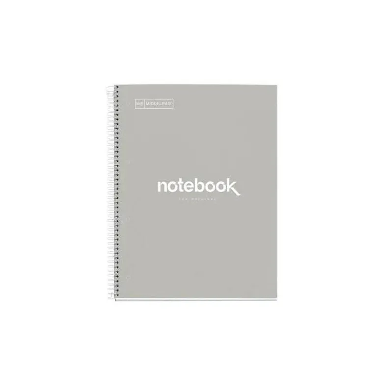 CUADERNO ESPIRAL MIQUELRIUS NOTEBOOK 1 EMOTIONS TAPA FORRADA DIN A4 MICROPERFORADO 80 HOJAS 90G/M2 CUADRO 5 MM
