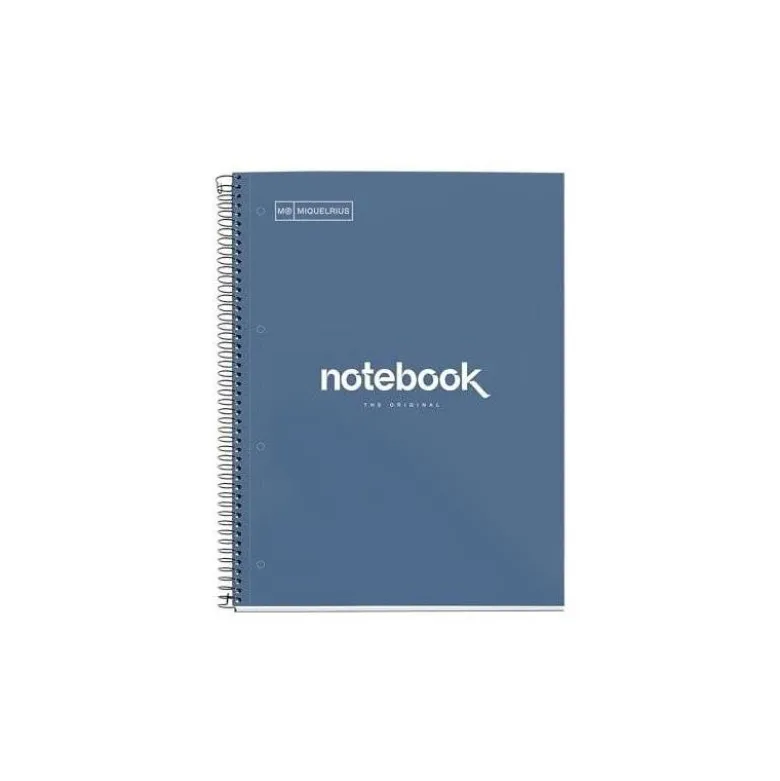 CUADERNO ESPIRAL MIQUELRIUS NOTEBOOK 1 EMOTIONS TAPA FORRADA DIN A4 MICROPERFORADO 80 HOJAS 90G/M2 CUADRO 5 MM