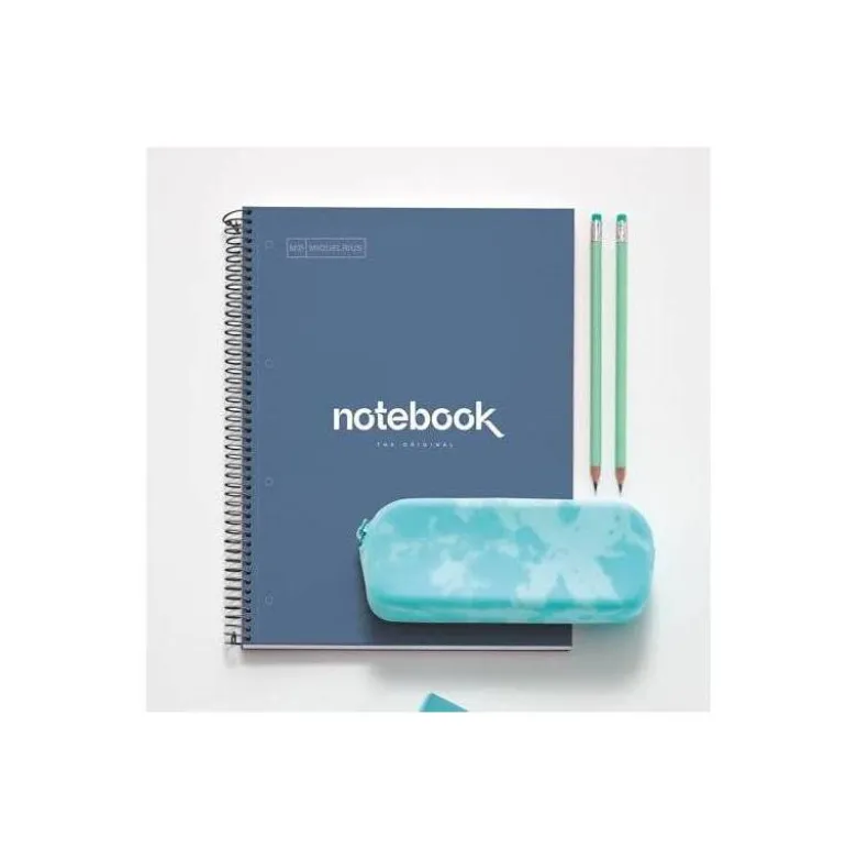 CUADERNO ESPIRAL MIQUELRIUS NOTEBOOK 1 EMOTIONS TAPA FORRADA DIN A4 MICROPERFORADO 80 HOJAS 90G/M2 CUADRO 5 MM
