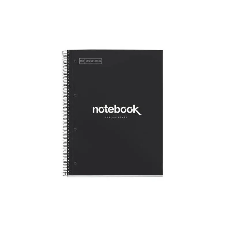 CUADERNO ESPIRAL MIQUELRIUS NOTEBOOK 1 EMOTIONS TAPA FORRADA DIN A4 MICROPERFORADO 80 HOJAS 90G/M2 CUADRO 5 MM