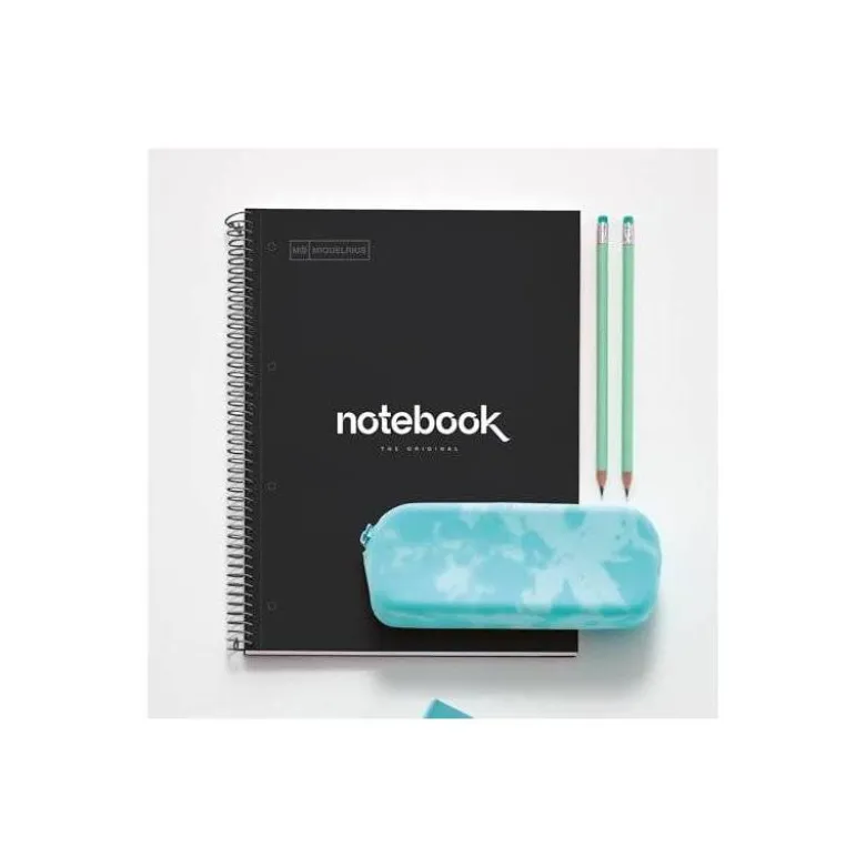 CUADERNO ESPIRAL MIQUELRIUS NOTEBOOK 1 EMOTIONS TAPA FORRADA DIN A4 MICROPERFORADO 80 HOJAS 90G/M2 CUADRO 5 MM