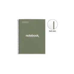 CUADERNO ESPIRAL MIQUELRIUS NOTEBOOK 1 EMOTIONS TAPA FORRADA DIN A4 MICROPERFORADO 80 HOJAS 90G/M2 CUADRO 5 MM