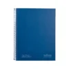 CUADERNO ESPIRAL NAVIGATOR A4 TAPA DURA 80H 80GR CUADRO 4MM CON MARGEN AZUL MARINO
