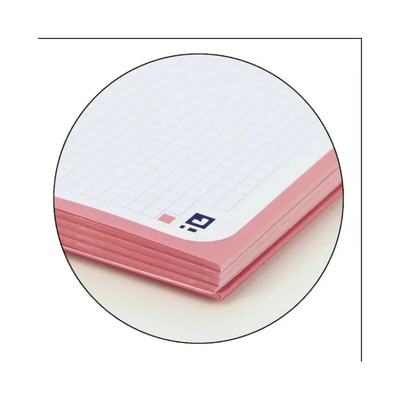 CUADERNO ESPIRAL OXFORD DIN A4+ 80 HOJAS CUADRO 5 MM CON MARGEN FLAMINGO PASTEL
