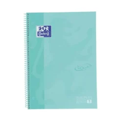 CUADERNO ESPIRAL OXFORD EBOOK 1 SCHOOL TOUCH TE DIN A4+ COLOR MENTA 80 HOJAS