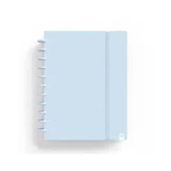 CUADERNO INGENIOX FOAM A4 80H RAYADO HORIZONTAL AZUL PASTEL