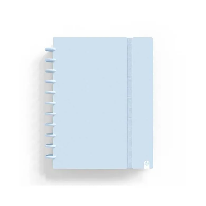 CUADERNO INGENIOX FOAM A4 80H RAYADO HORIZONTAL AZUL PASTEL