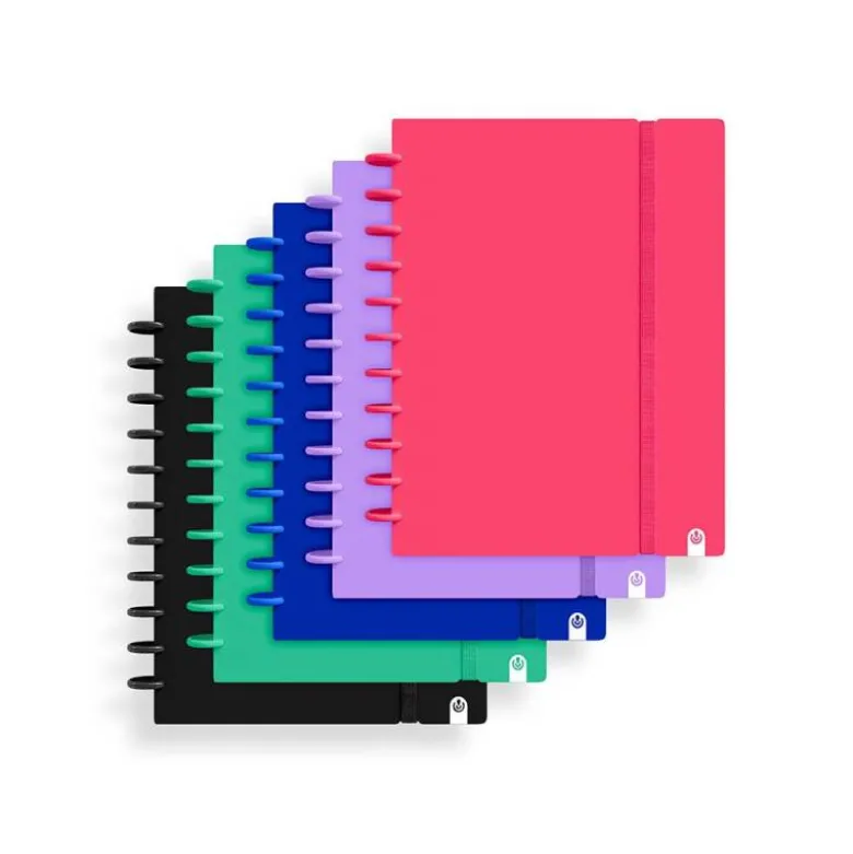CUADERNO INGENIOX FOAM A4 80H RAYADO HORIZONTAL COLORES INTENSE SURTIDOS